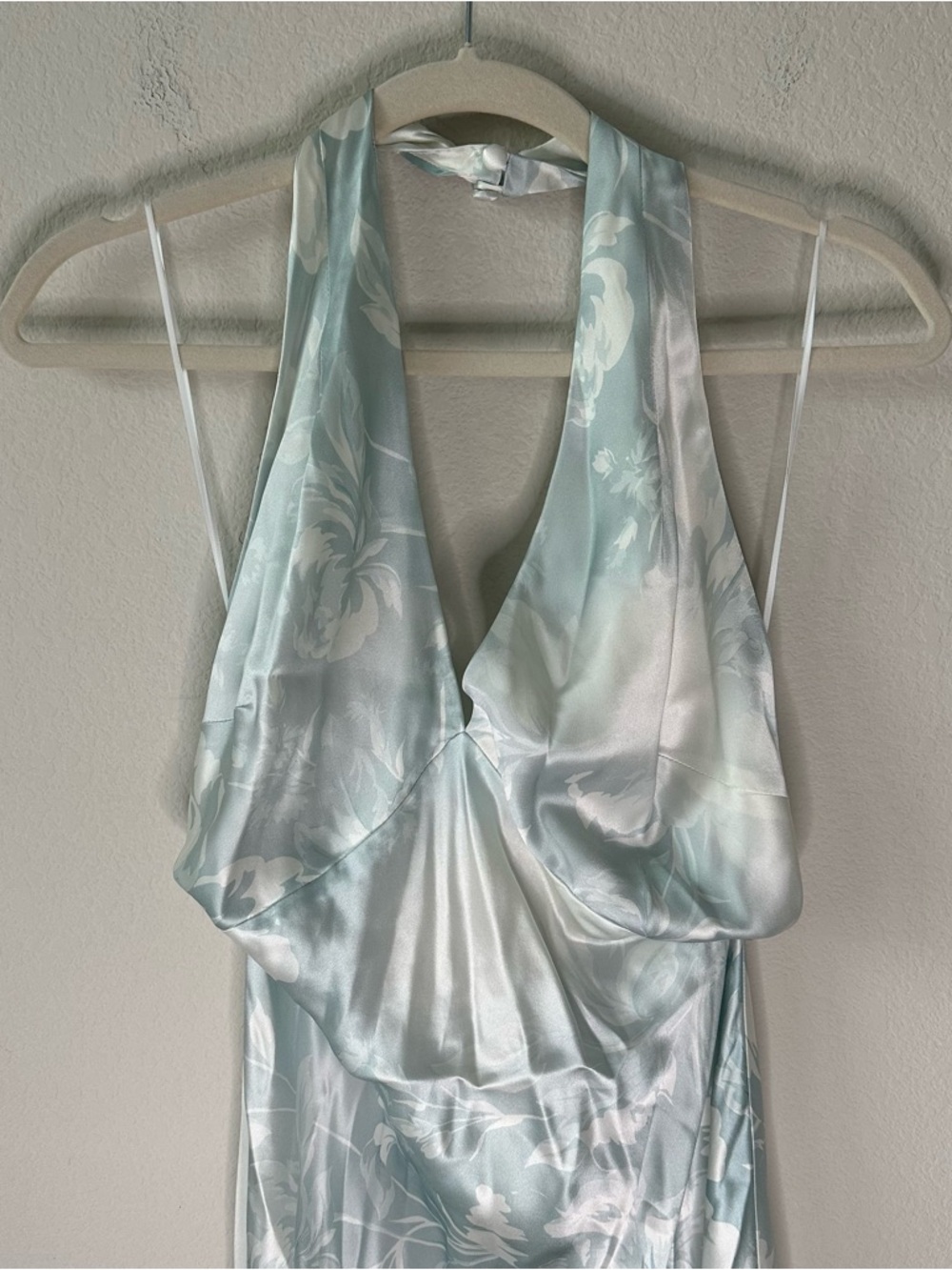 REFORMATION Daniela Maxi Silk Dress in Core Halo SZ US 6 NWT - Picture 3 of 7